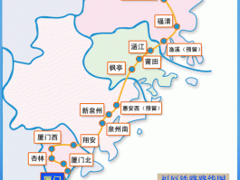 京福高铁路线图（京福高铁规划）