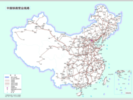 中国铁路线（中国铁路线简图）