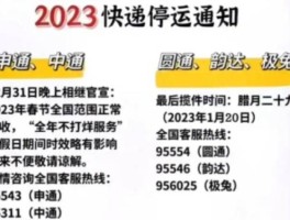 快递什么时候恢复正常发货2023