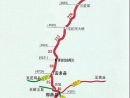 青藏铁路地图（青藏铁路线路图）