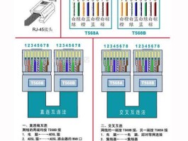 水晶头线序（水晶头线序图片）